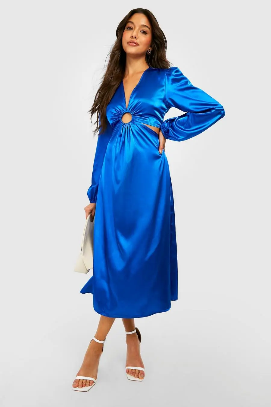 Satin Midaxi Dress