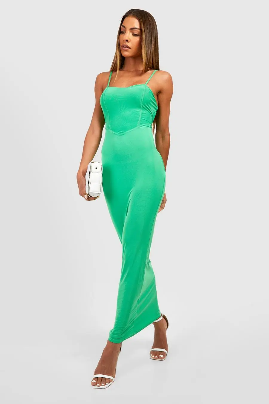 Slinky Strappy Maxi Dress