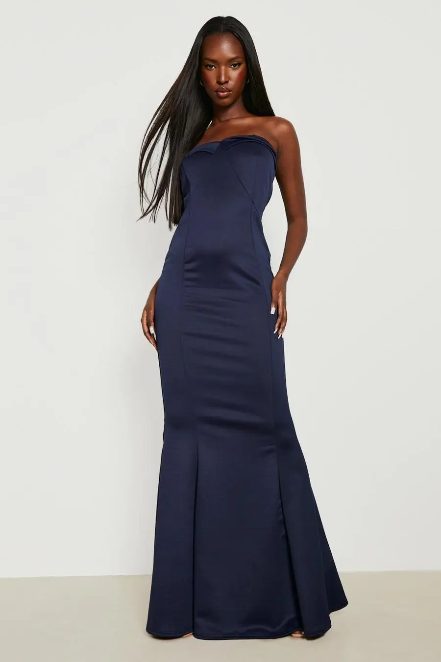 Occasion Bandeau Flare Maxi Dress